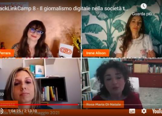 BackLinkCamp S1 08 – Il giornalismo digitale nella società tecnologica, liquida e fluida
